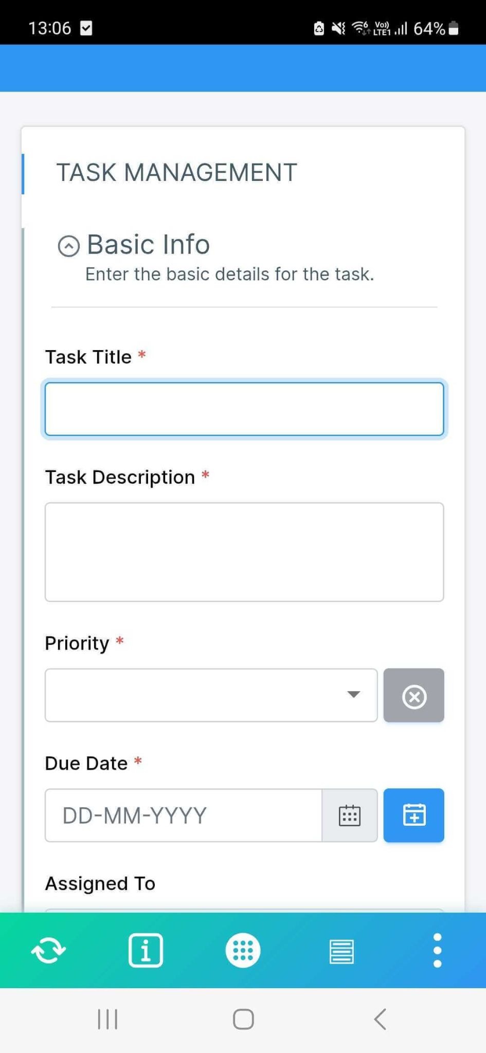 Task Management App with AI
