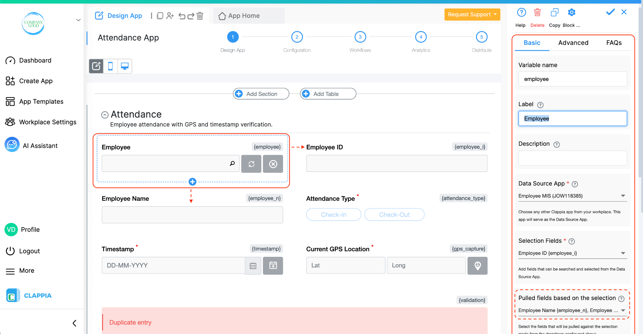 GPS-Based Attendance with AI