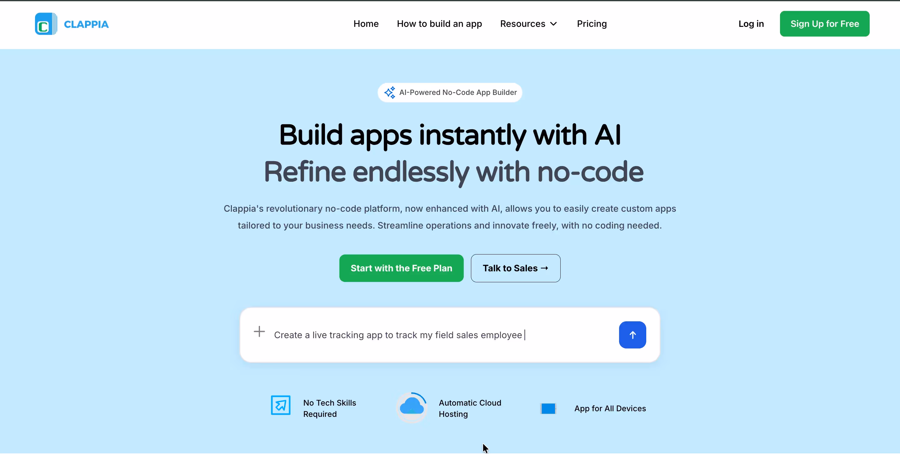 Clappia AI No-Code Platfroms