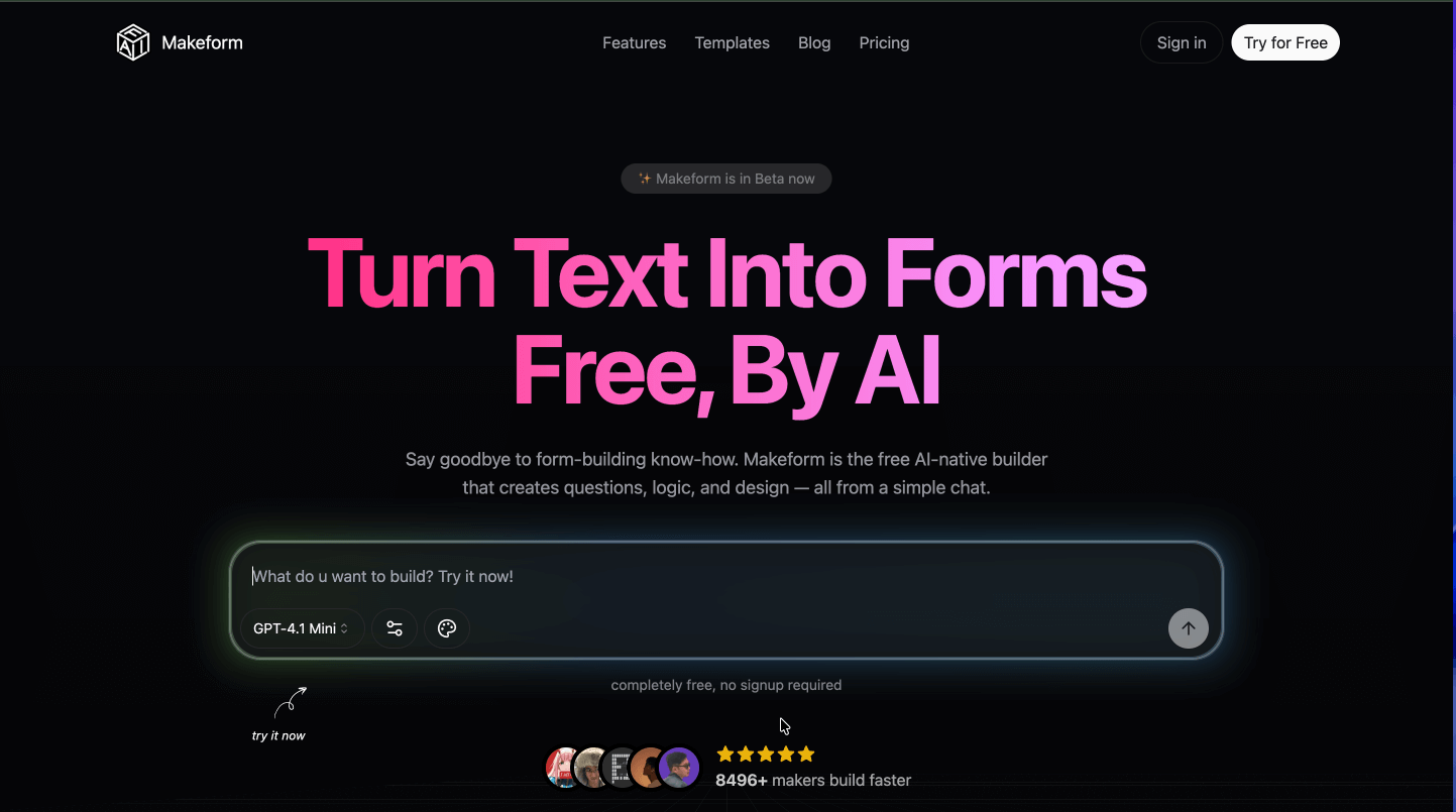 makeform AI Form Builder 