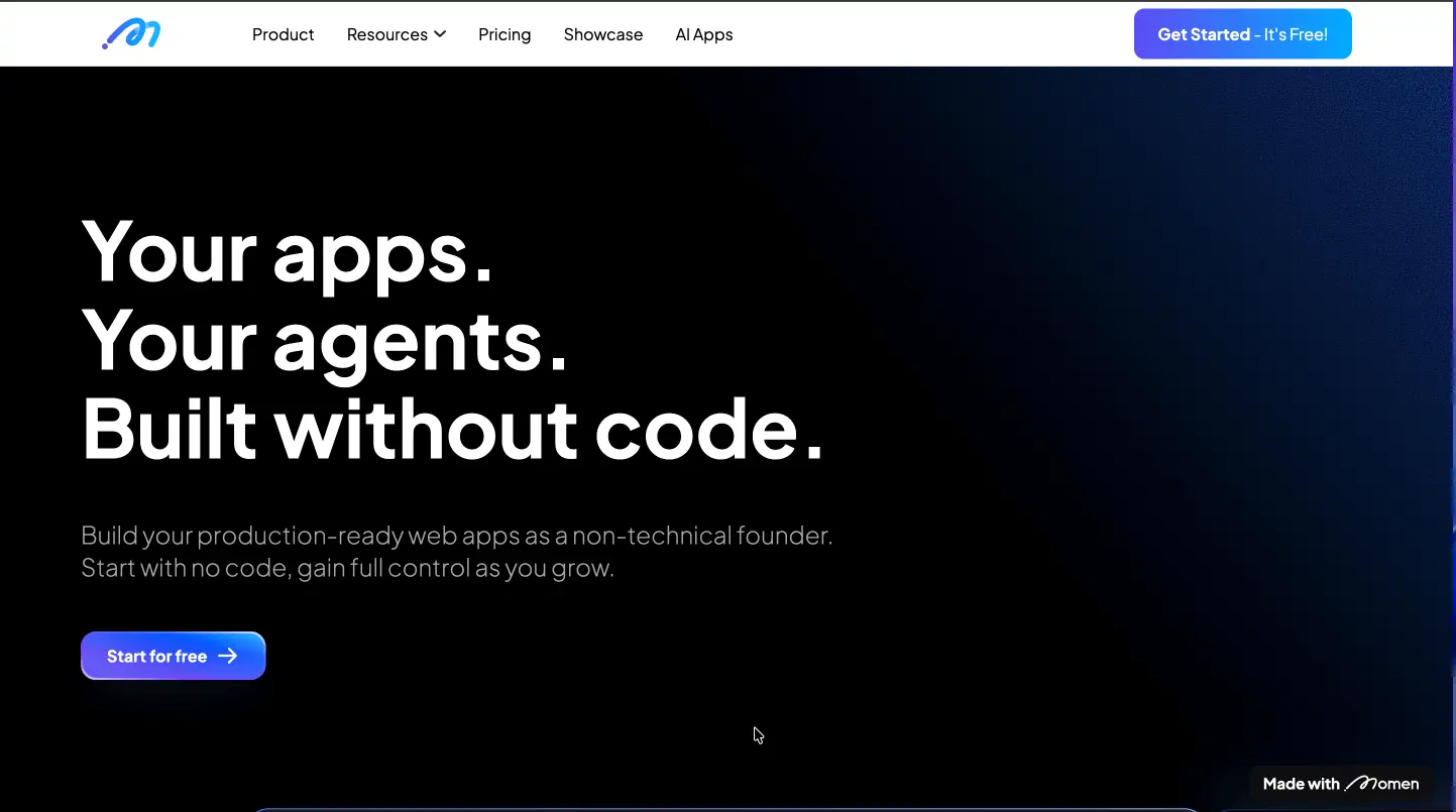 Momen AI - Web & AI Agent Builder