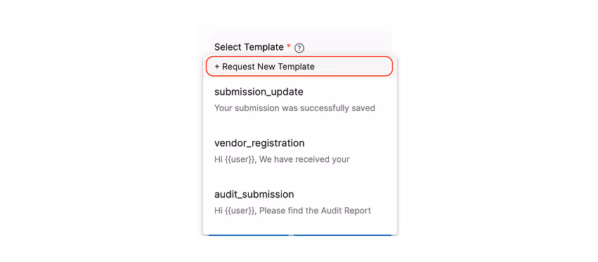 Request New Template