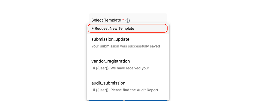 Request New Template