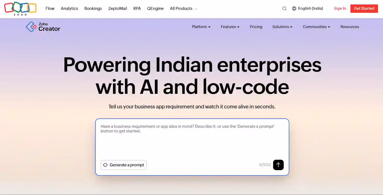 Zoho Creator - Affordable Low-Code Alternative to OutSystems