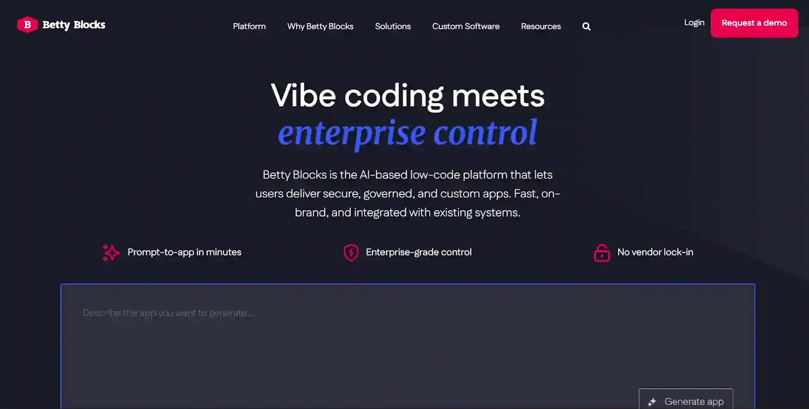 Betty Blocks - Easy-to-Use No-Code OutSystems Alternative