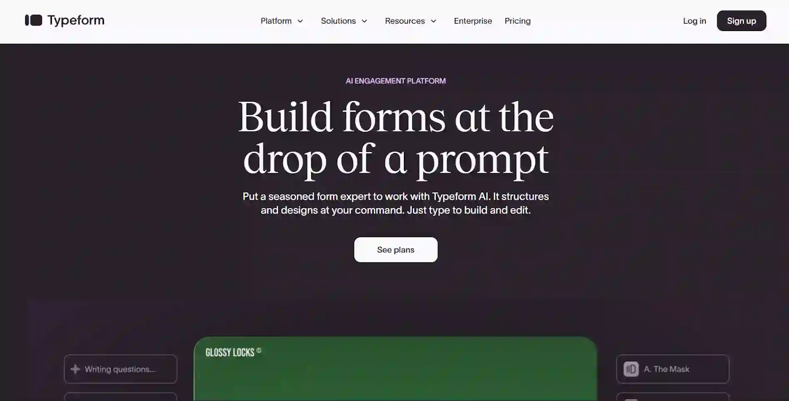 Typeform - Best for Conversational Form Experiences