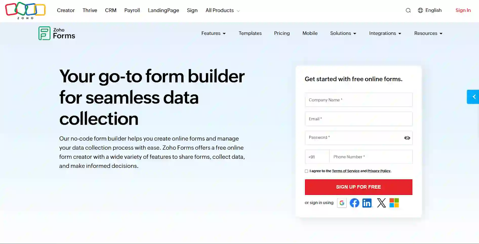 Zoho Forms - Good for Zoho Users Needing Simple Automation