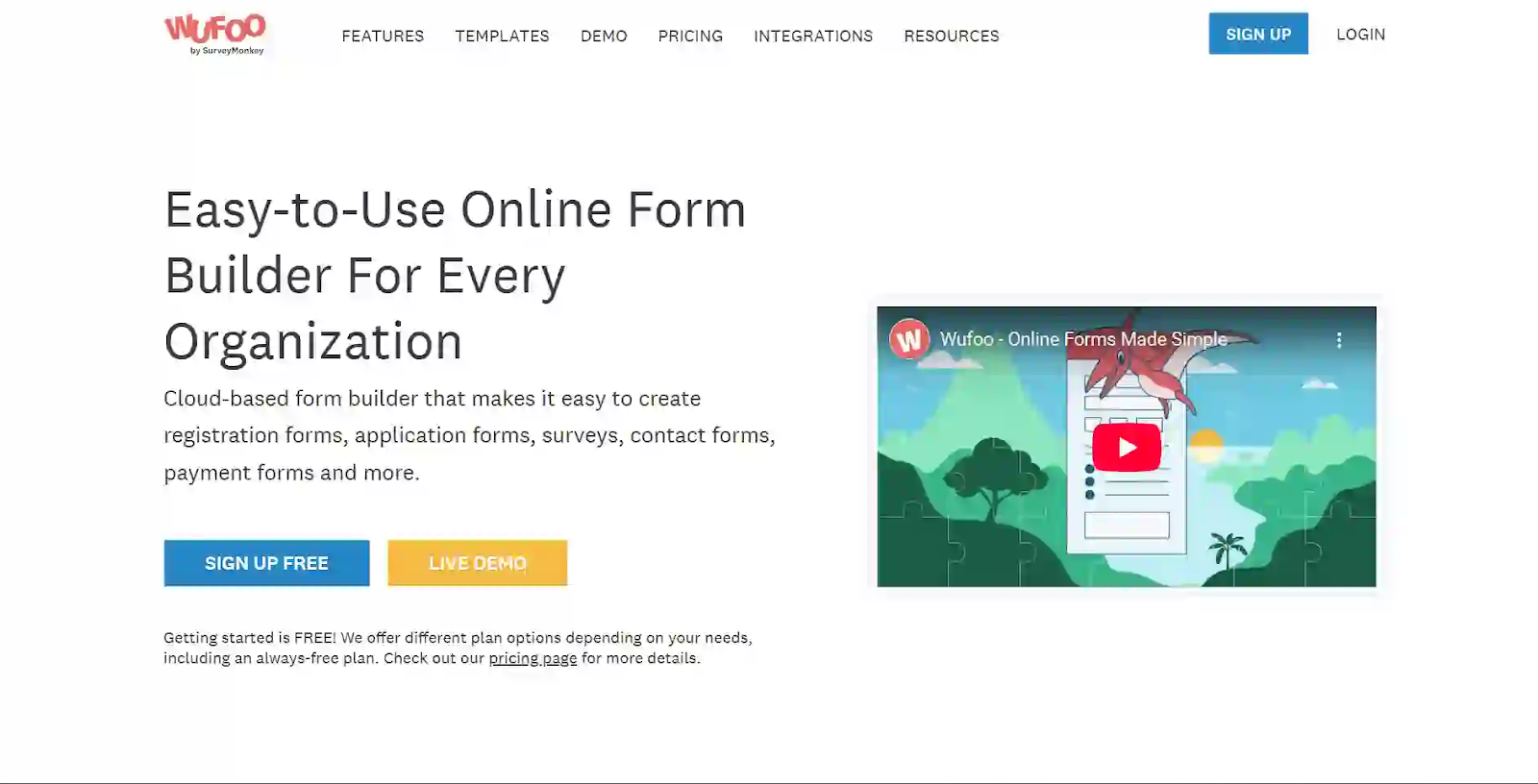 Wufoo - Simple, Clean & Beginner-Friendly Form Builder
