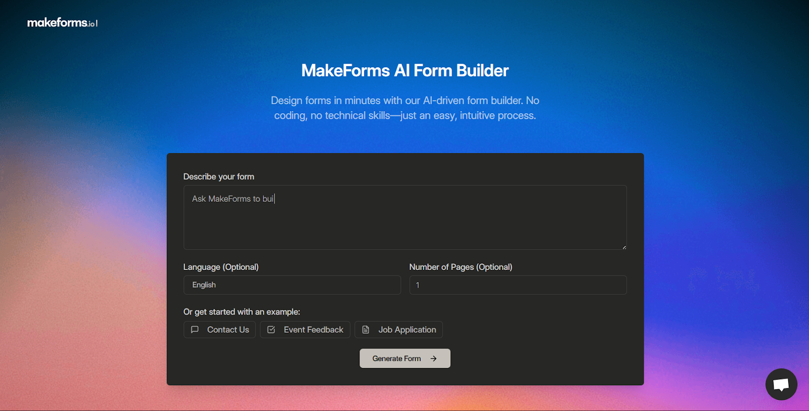 MakeForms AI - Best Form Builder for Secure Data Capture