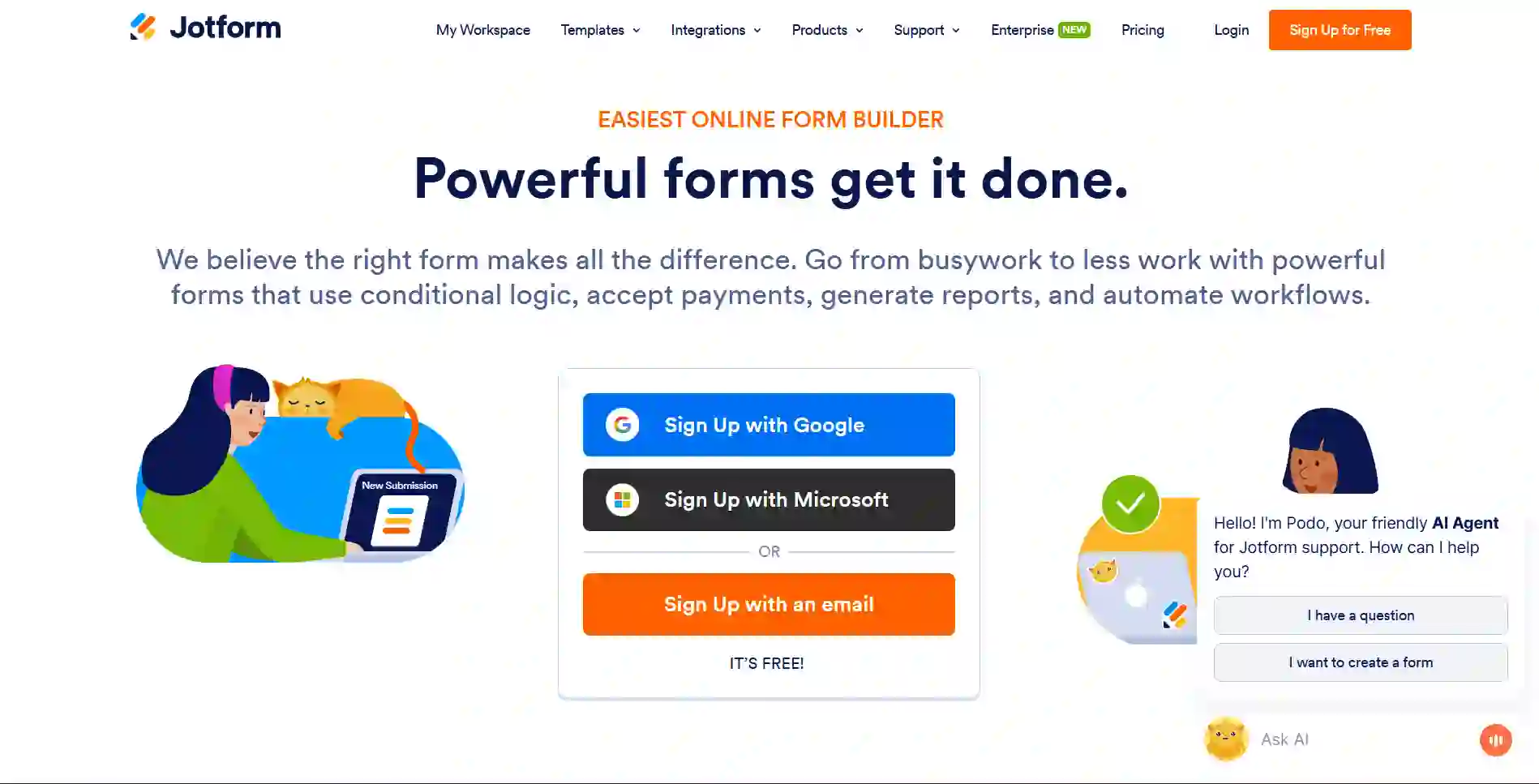 JotForm - Best Drag-and-Drop Google Forms Alternative