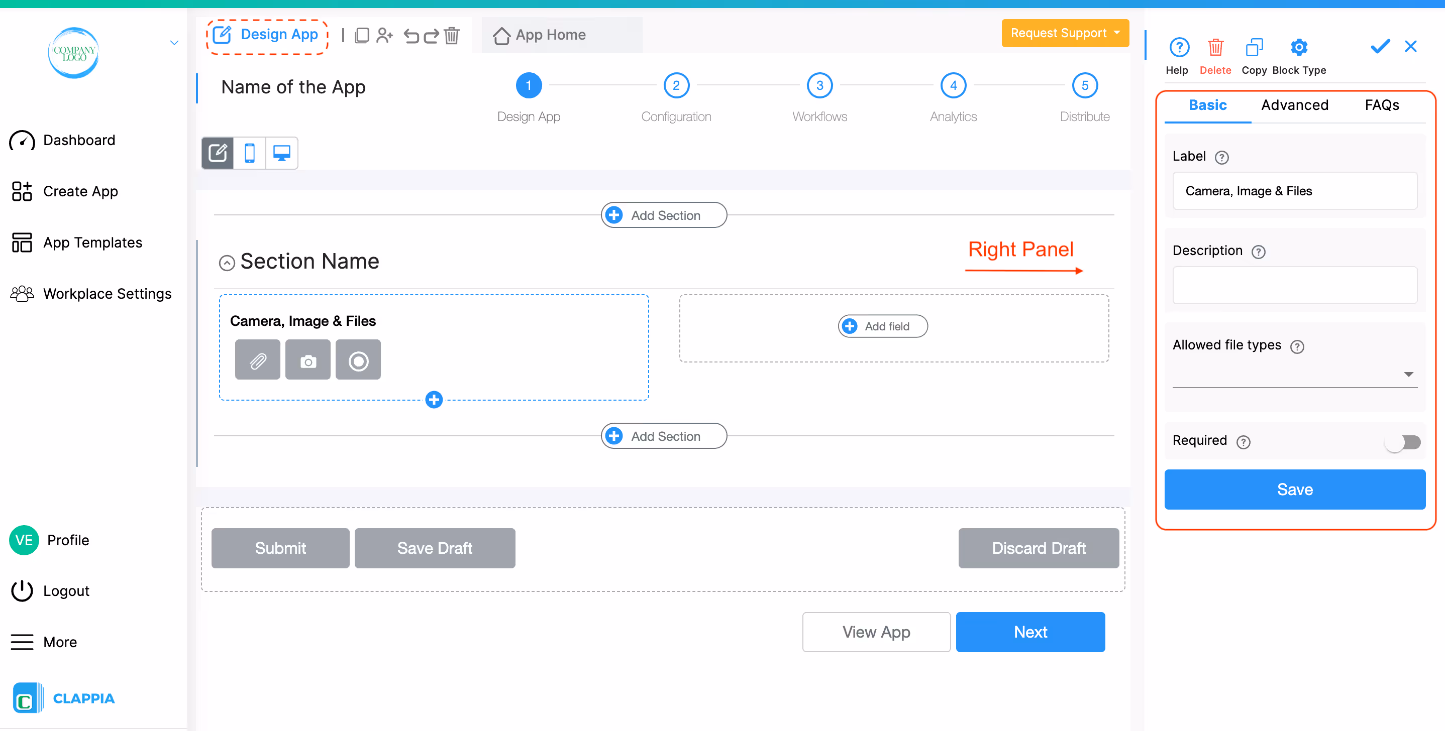 Camera, Images & Files