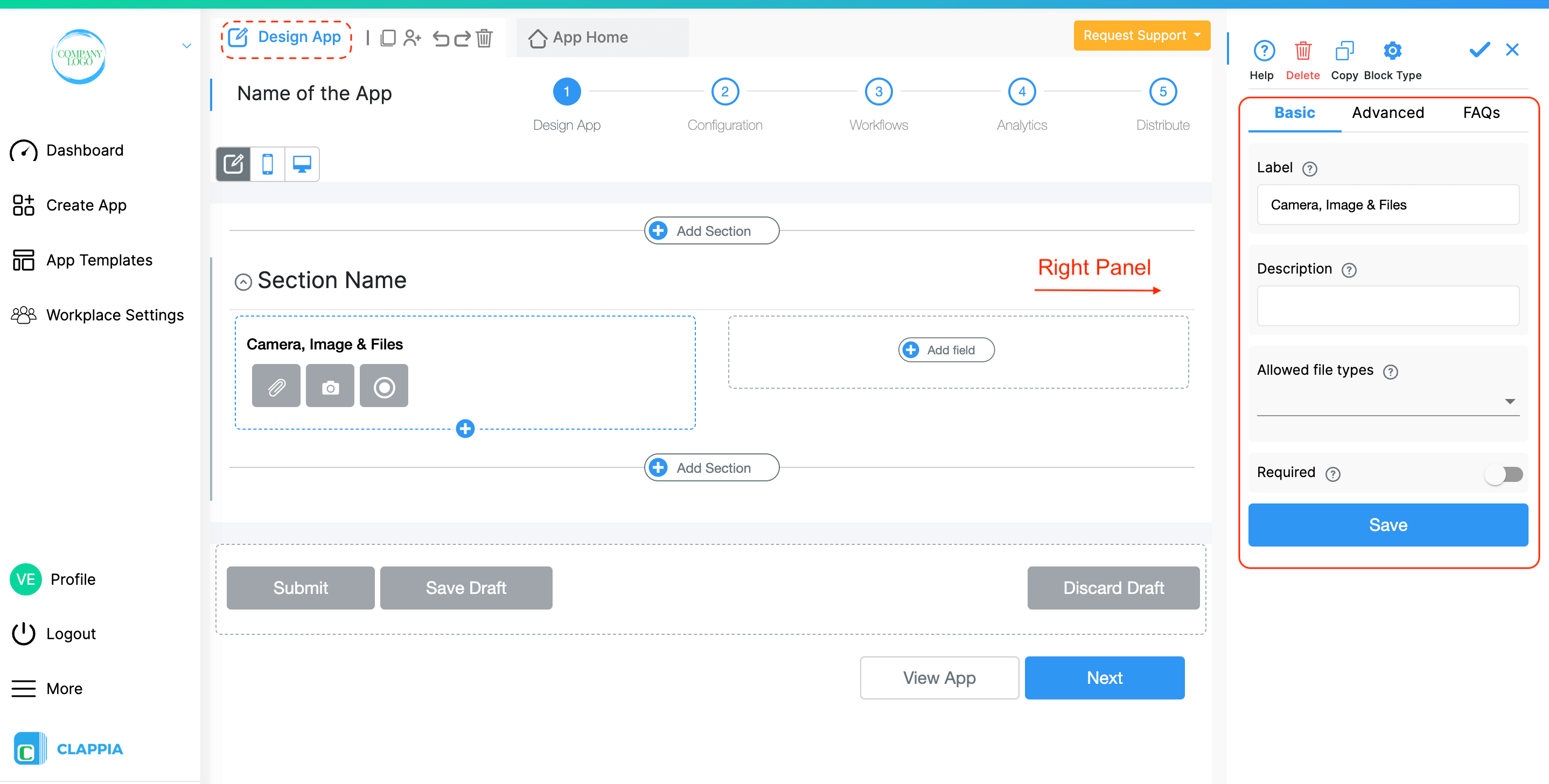 Camera, Images & Files