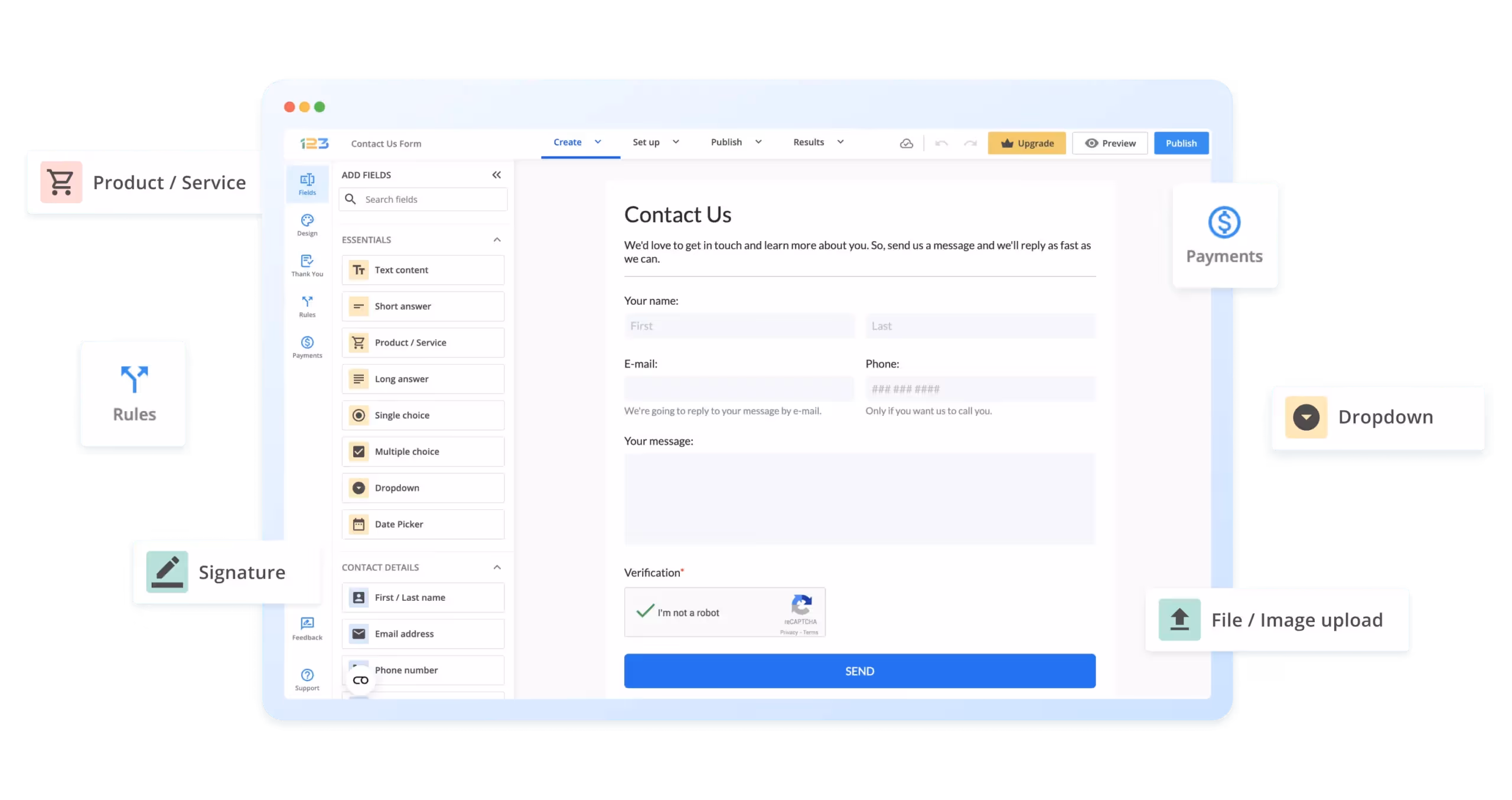 Free Online Form Builder | Form Creator | 123FormBuilder