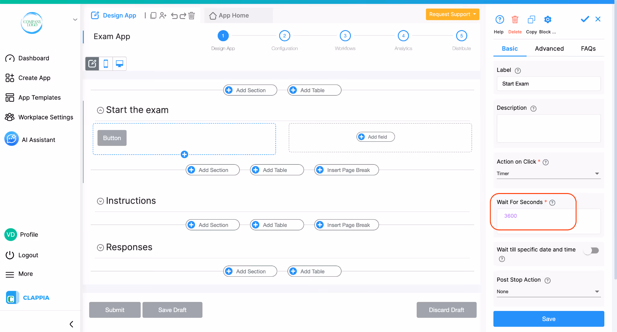 Fixed Time Limits with the Timer Option