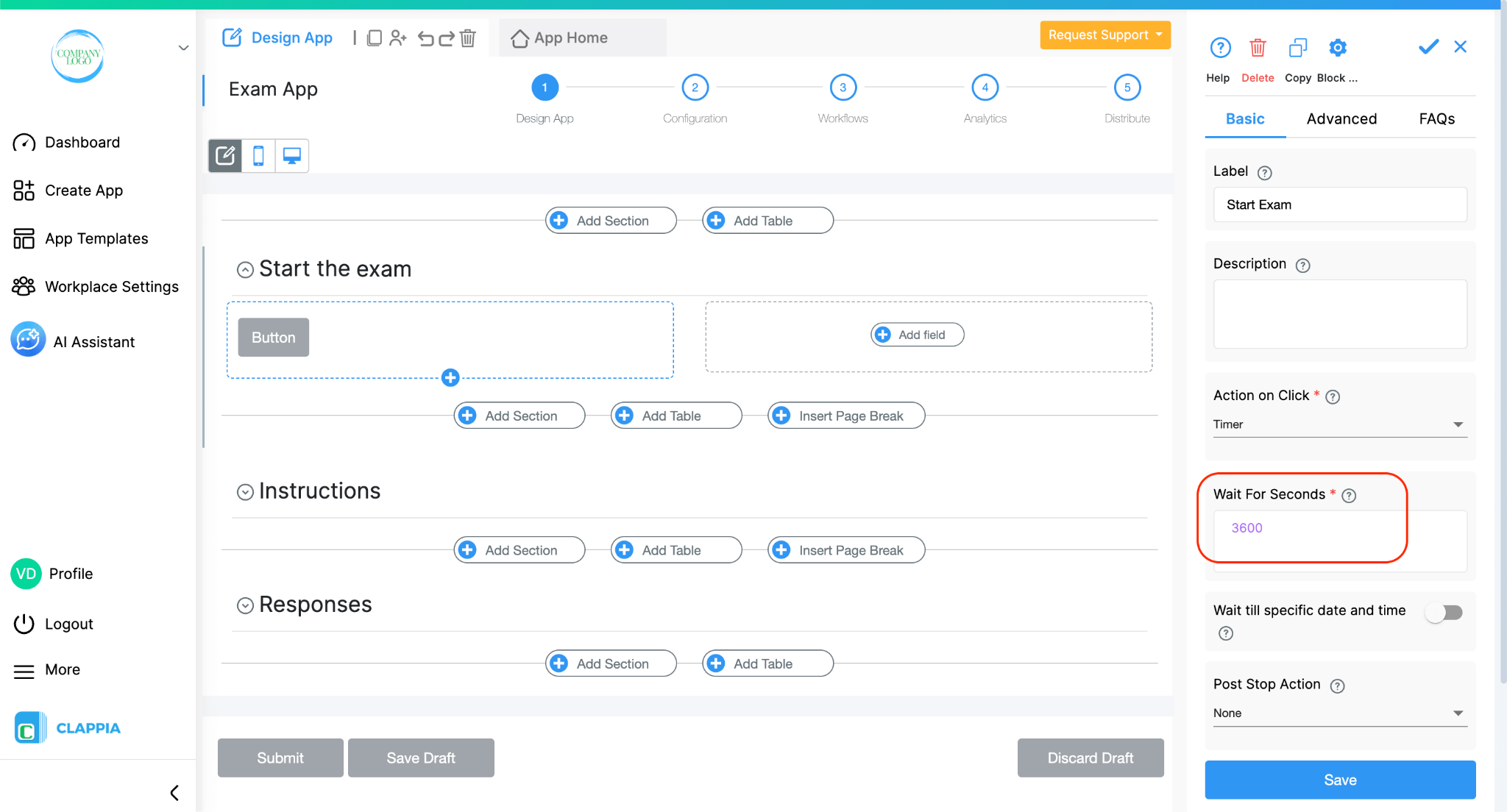 Fixed Time Limits with the Timer Option