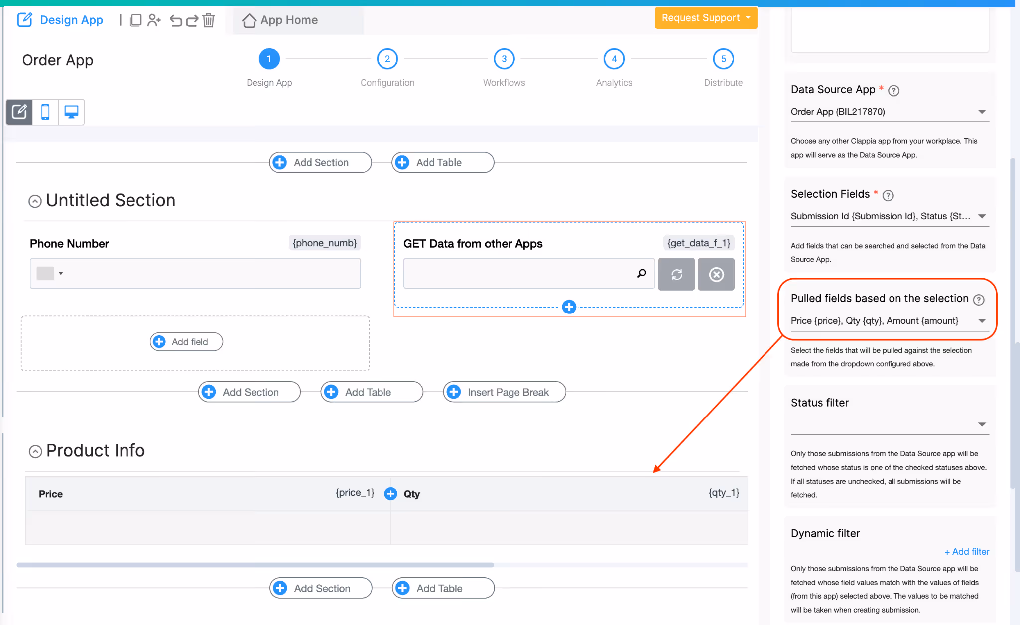 Adding Table to Your App