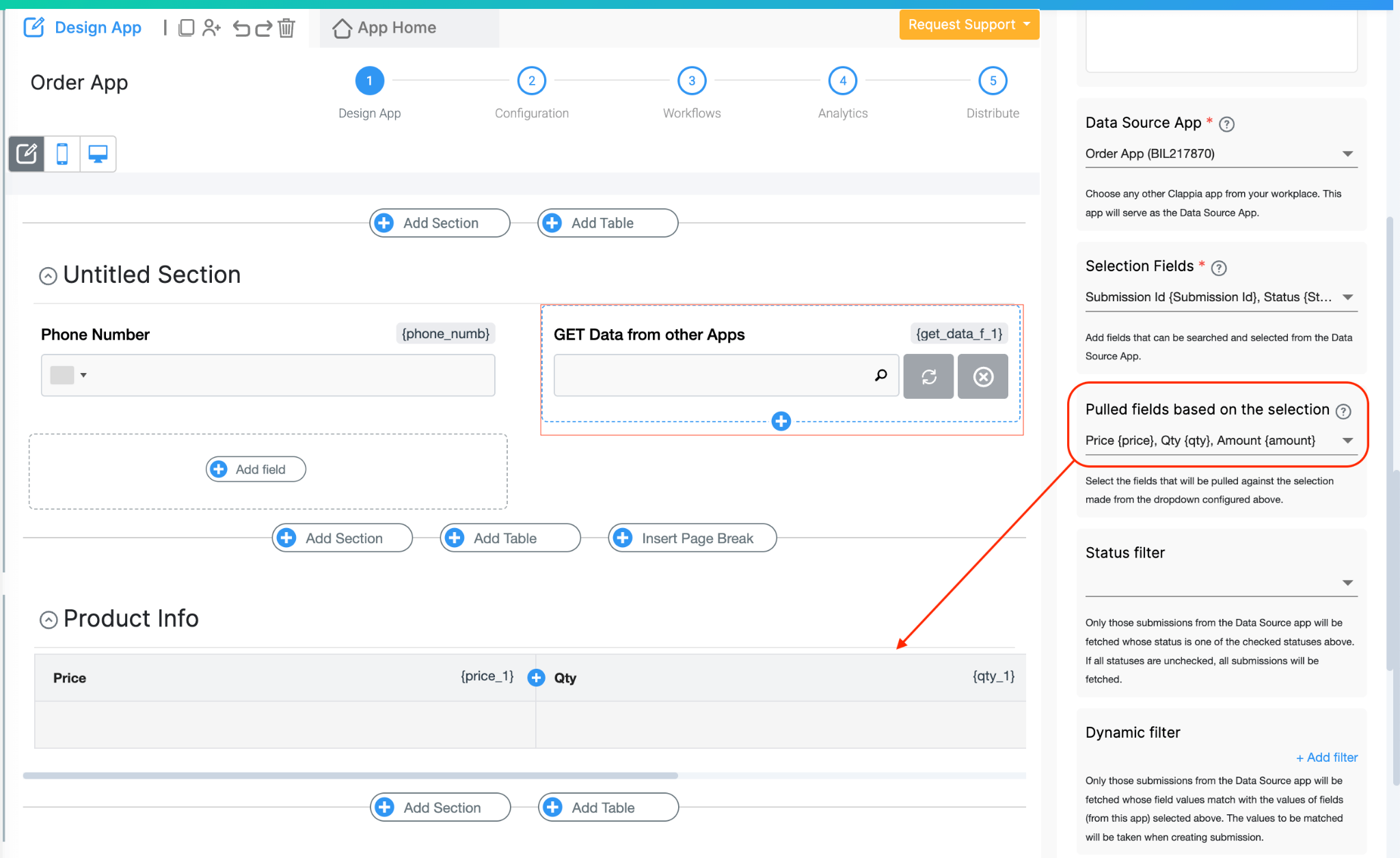 Adding Table to Your App