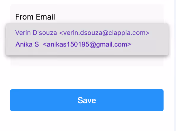 App SMTP