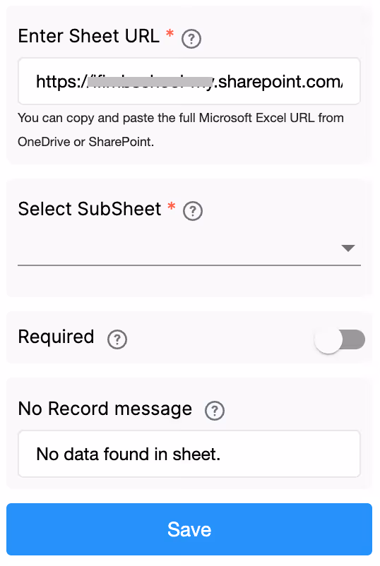 Fetch Data from Microsoft Excel in Clappia