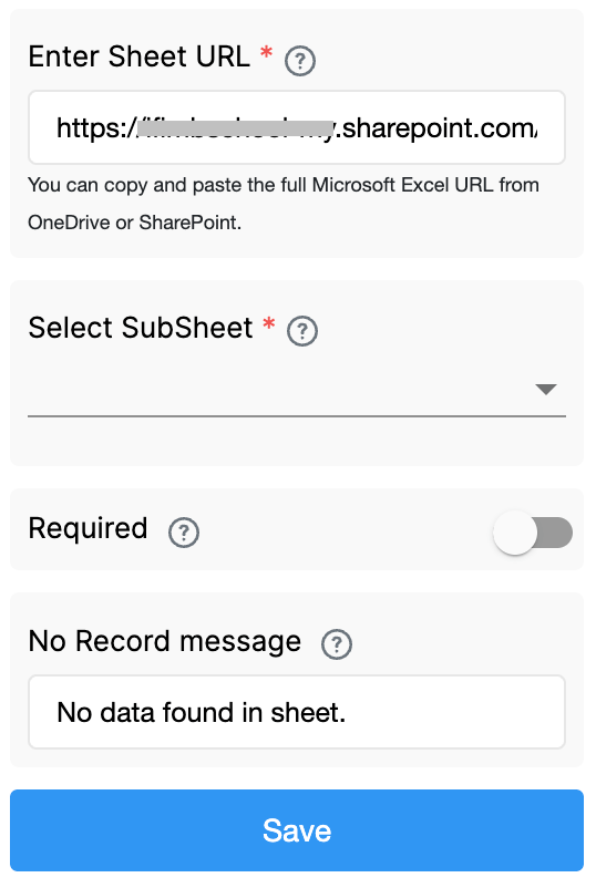 Fetch Data from Microsoft Excel in Clappia