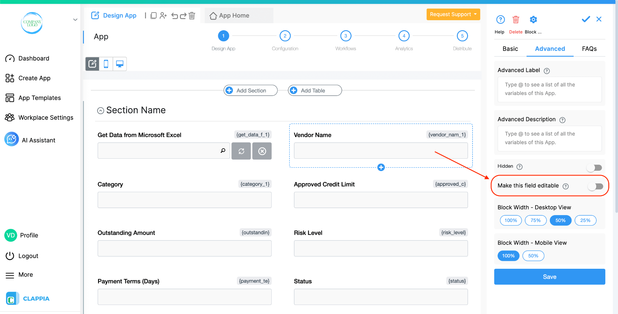 Fetch Data from Microsoft Excel in Clappia