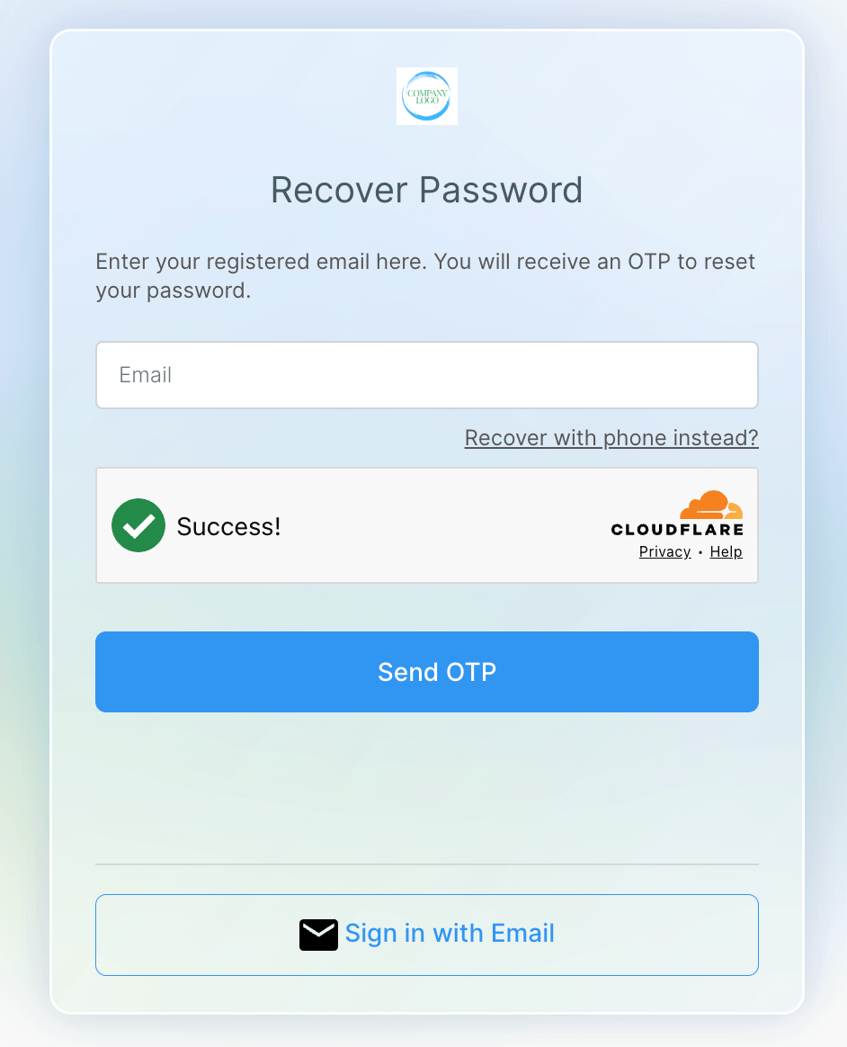 Reset Password