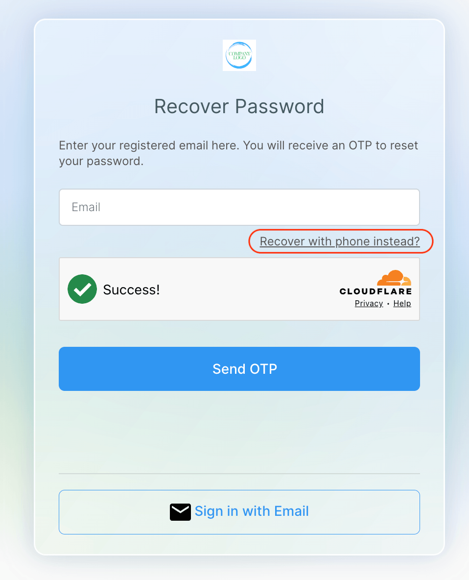 Reset Password