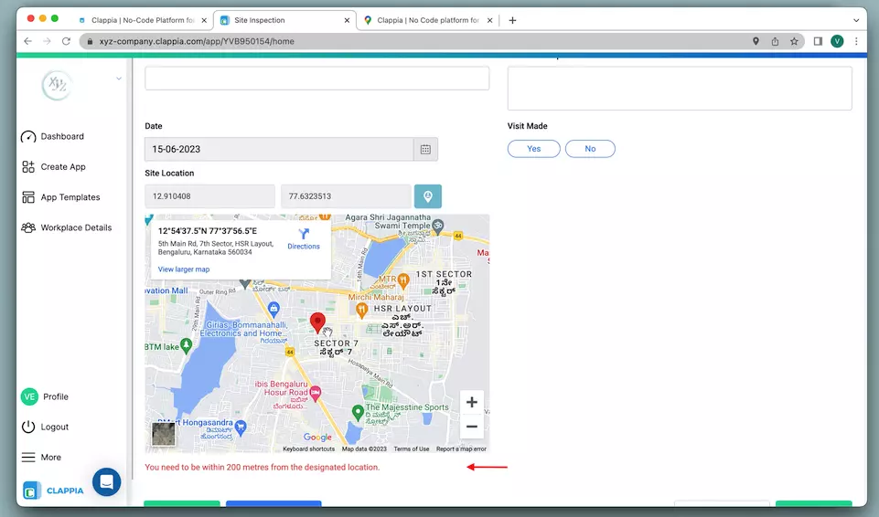 clappia - Best Field Force Apps with GPS Tracking
