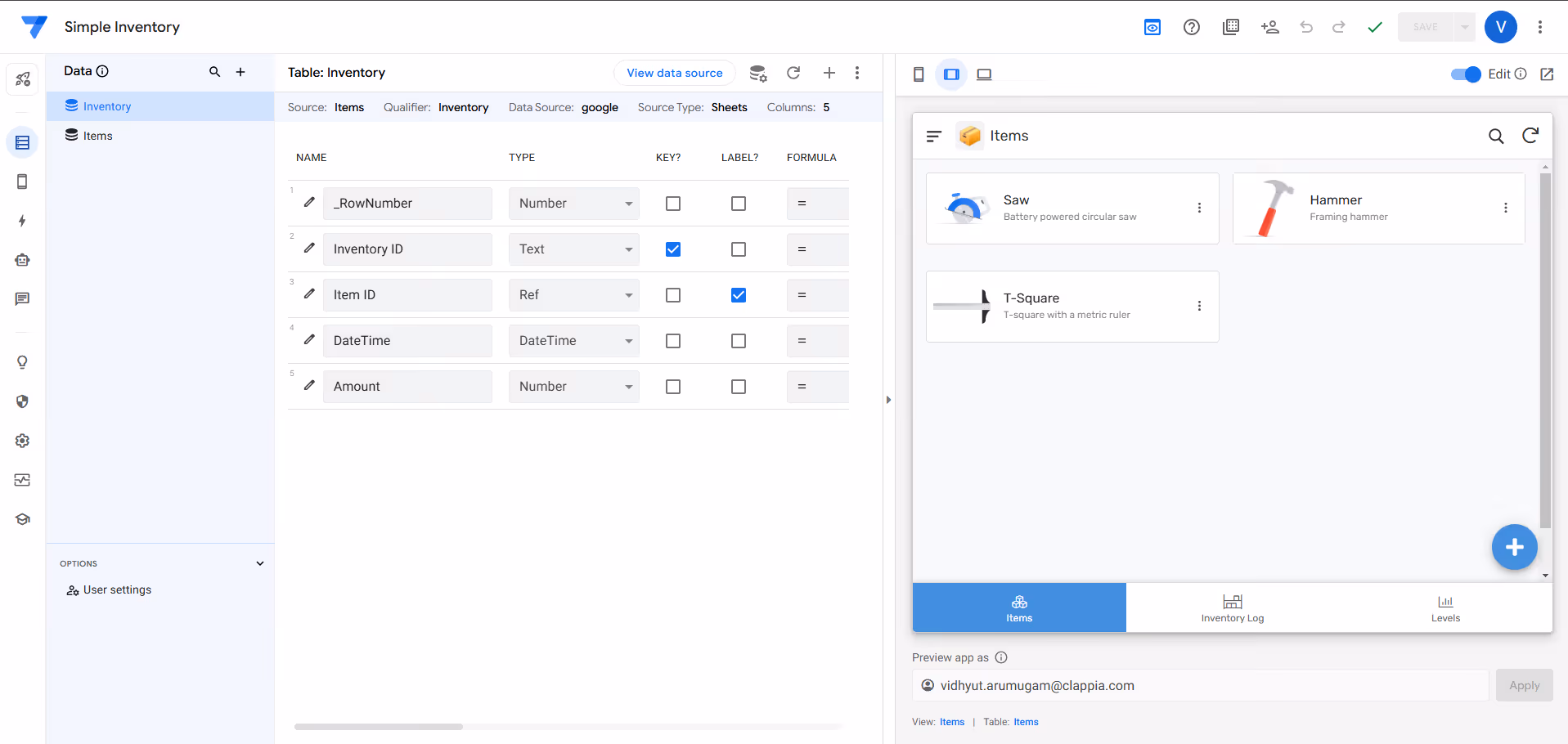 AppSheet (Google)