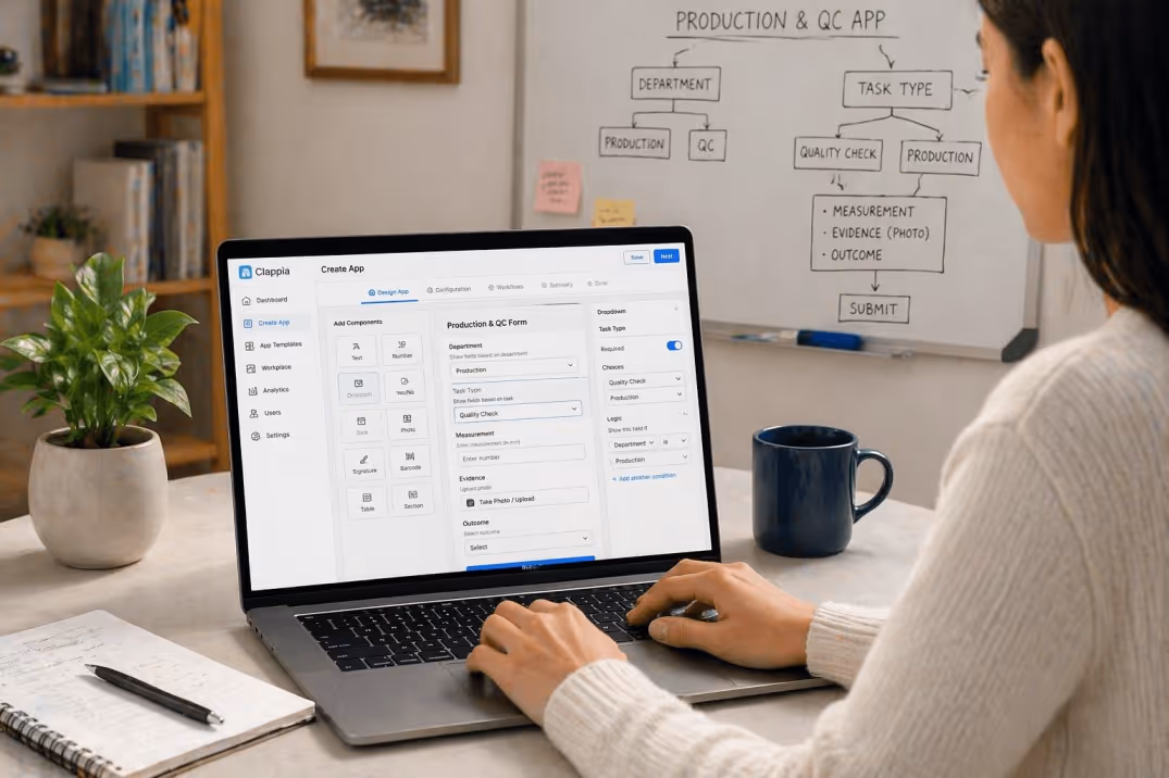 How to Build a Conditional Production and QC Form for Window Coverings