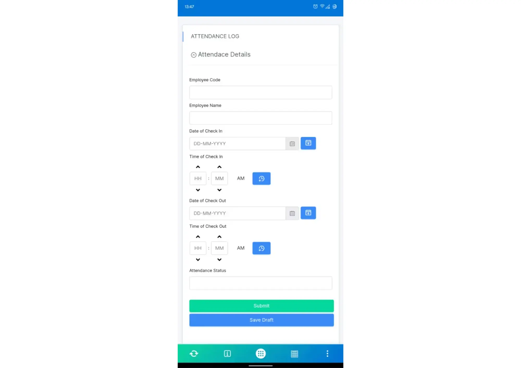 qr-code Attendance Log
