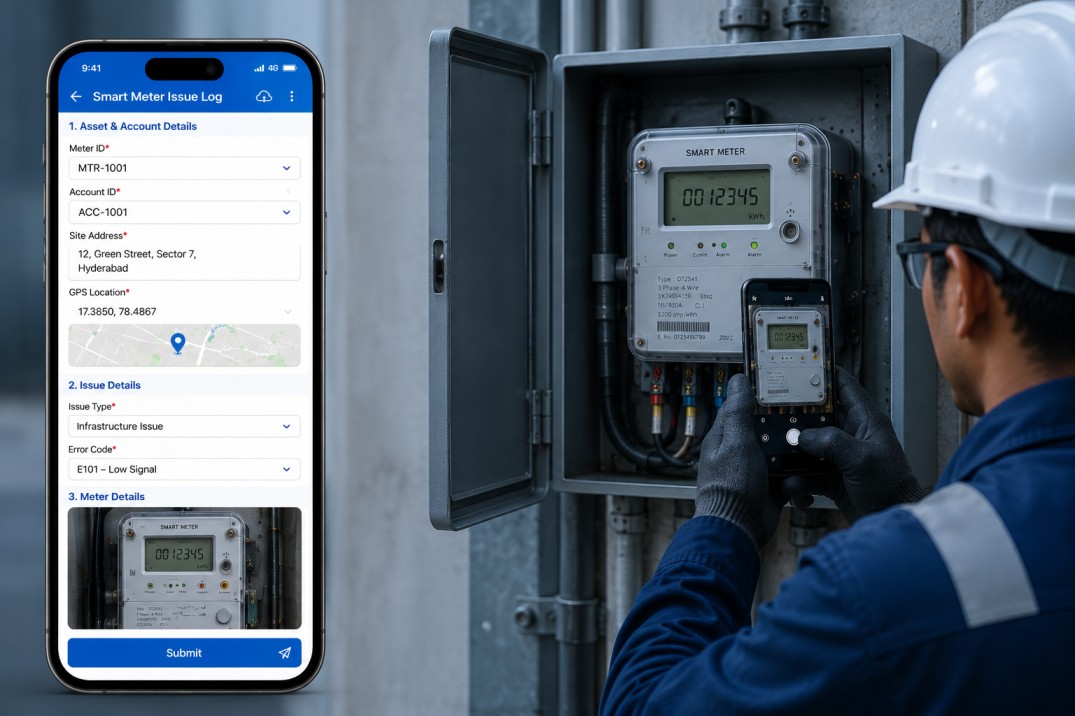 Reducing Smart Meter Troubleshooting Time with a Mobile Field App in Clappia