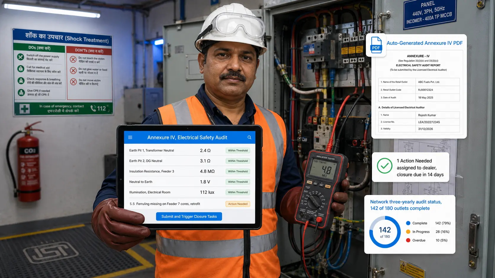 PNGRB Annexure IV: The Three-Yearly Electrical Audit Every Retail Outlet Must Pass