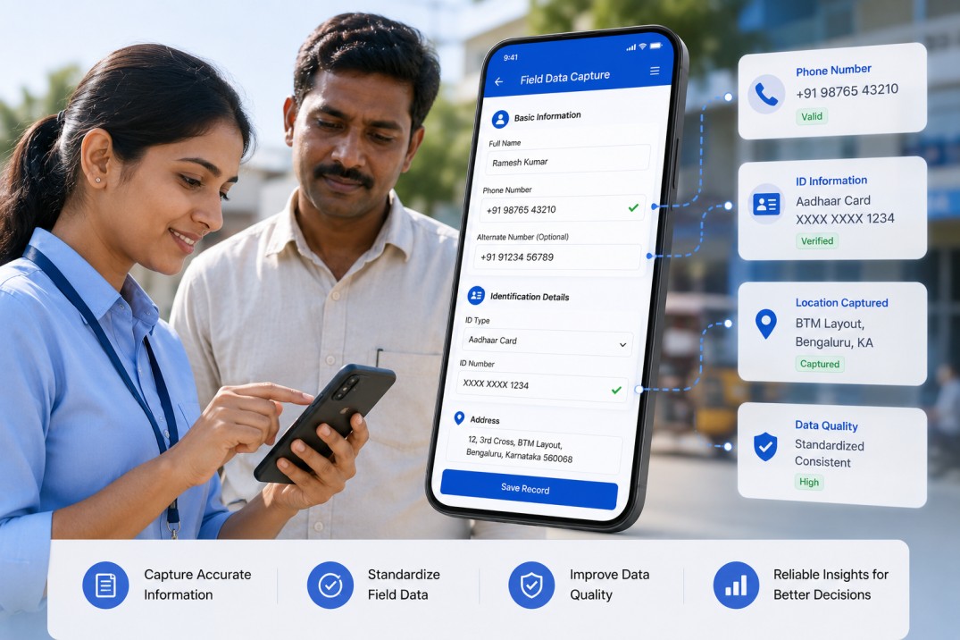 How to Validate Phone Numbers and Contact IDs in Field Data Collection Forms Without Manual Errors
