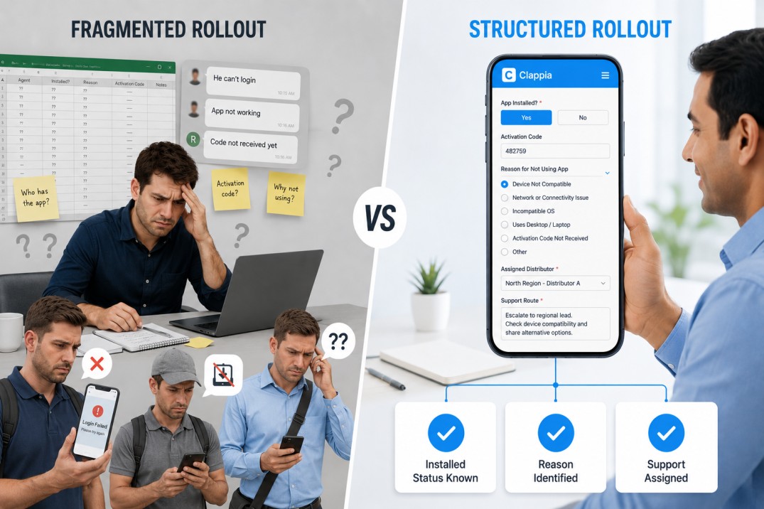 How to Solve Field App Rollout Challenges with a Simple Intake Form in Clappia