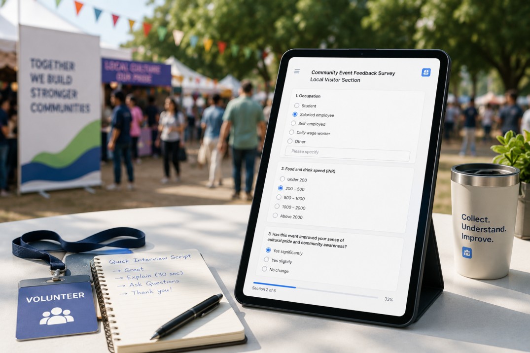 How to Capture Community Feedback from Local Attendees at Events Using Clappia