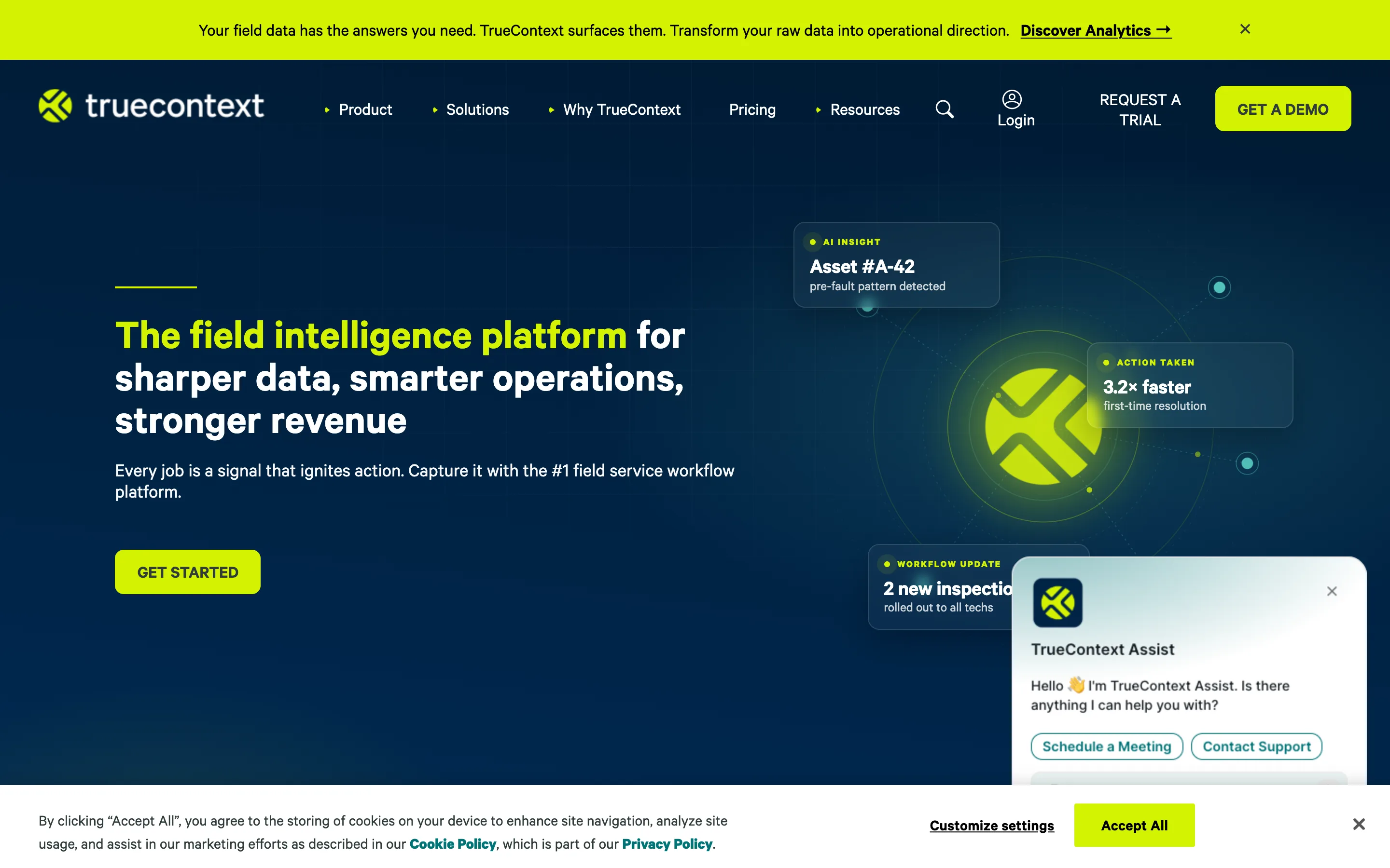 TrueContext product screenshot