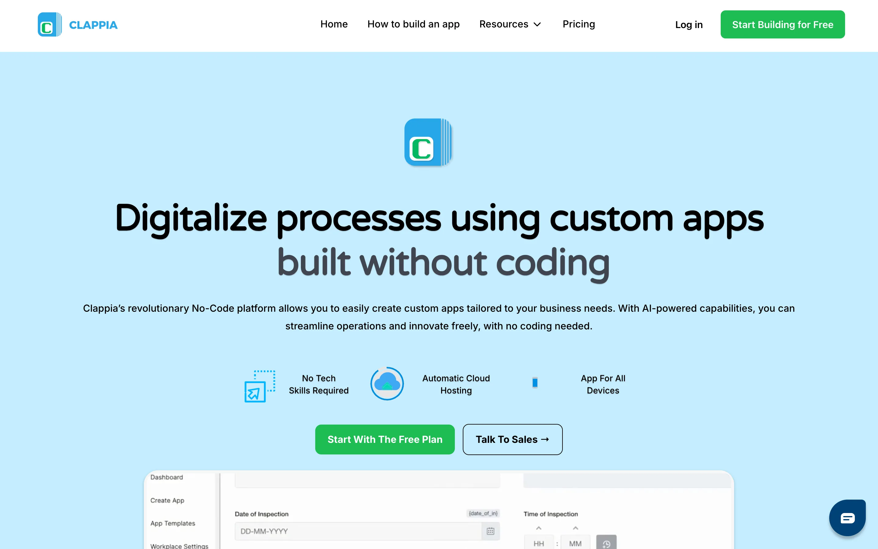 Clappia product screenshot