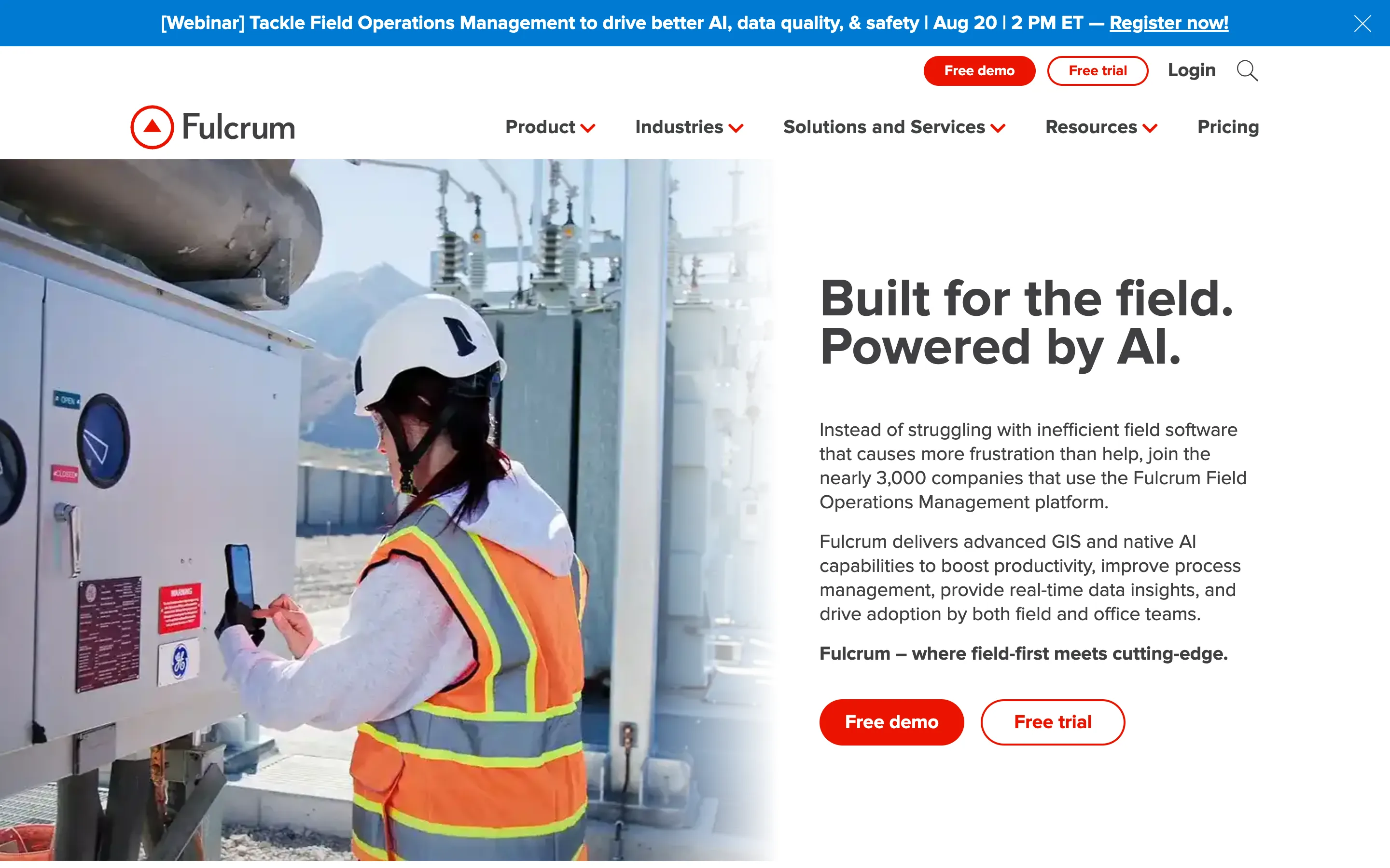 Fulcrum product screenshot