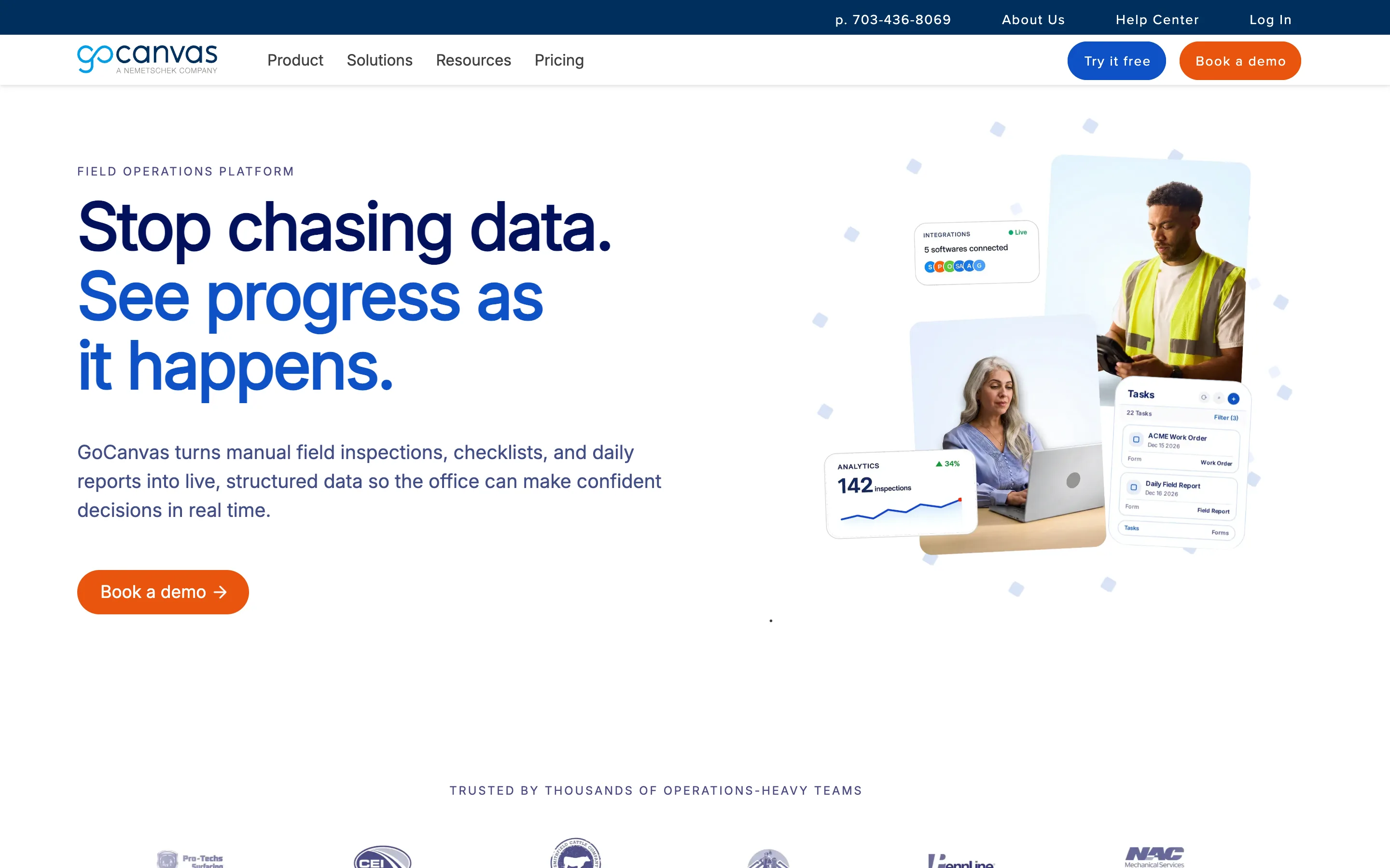 GoCanvas product screenshot