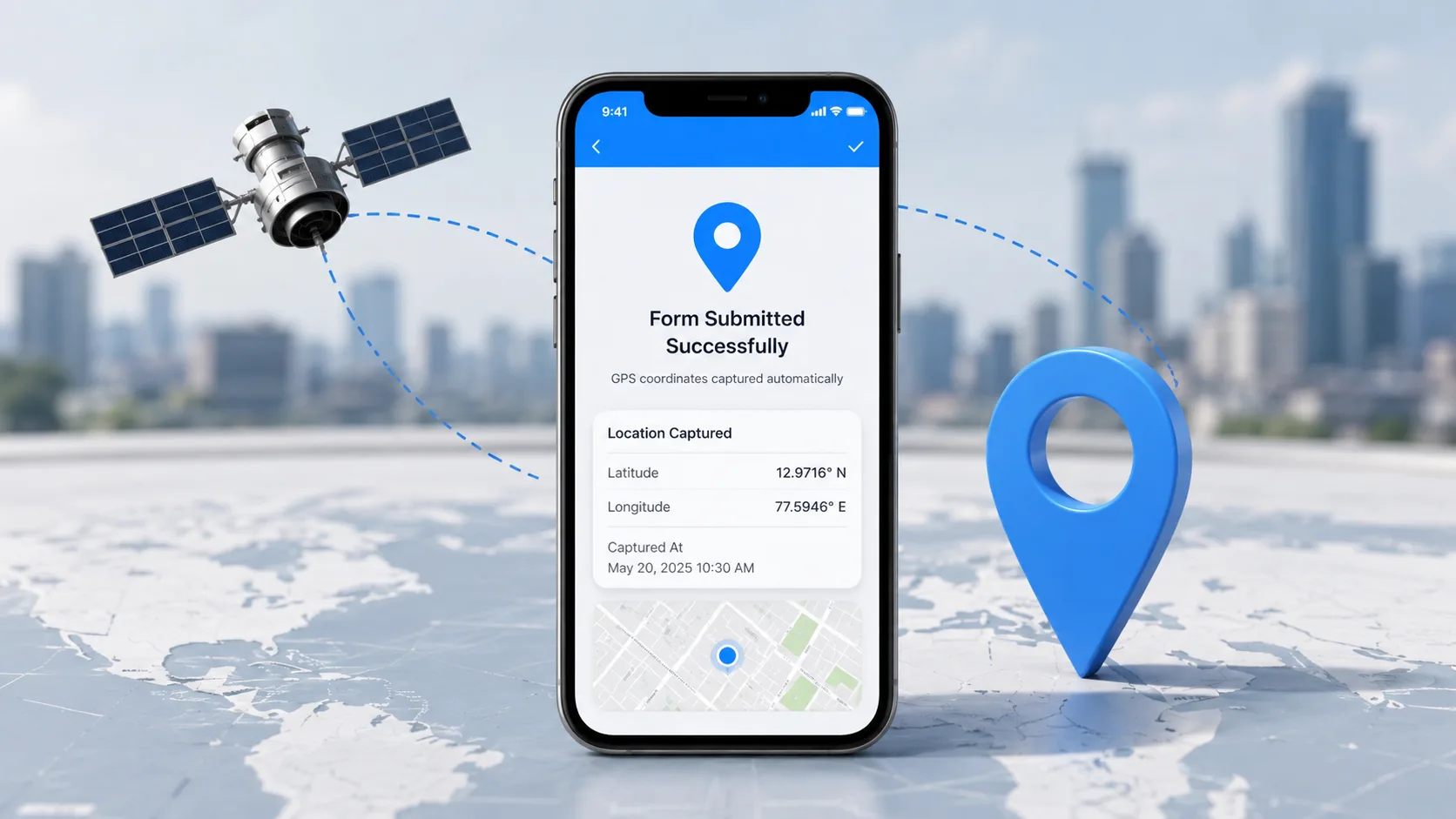 How to Capture GPS Coordinates Automatically When Someone Submits a Form on Mobile