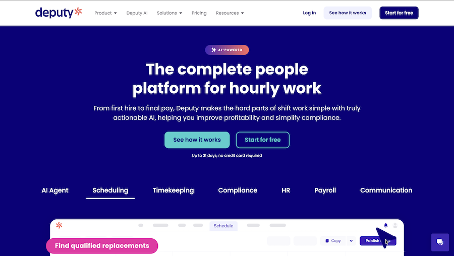Deputy product screenshot