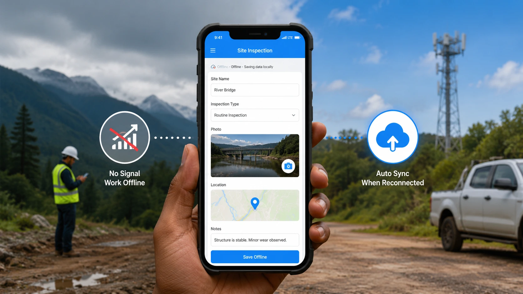 How to Collect Data Offline and Sync Automatically