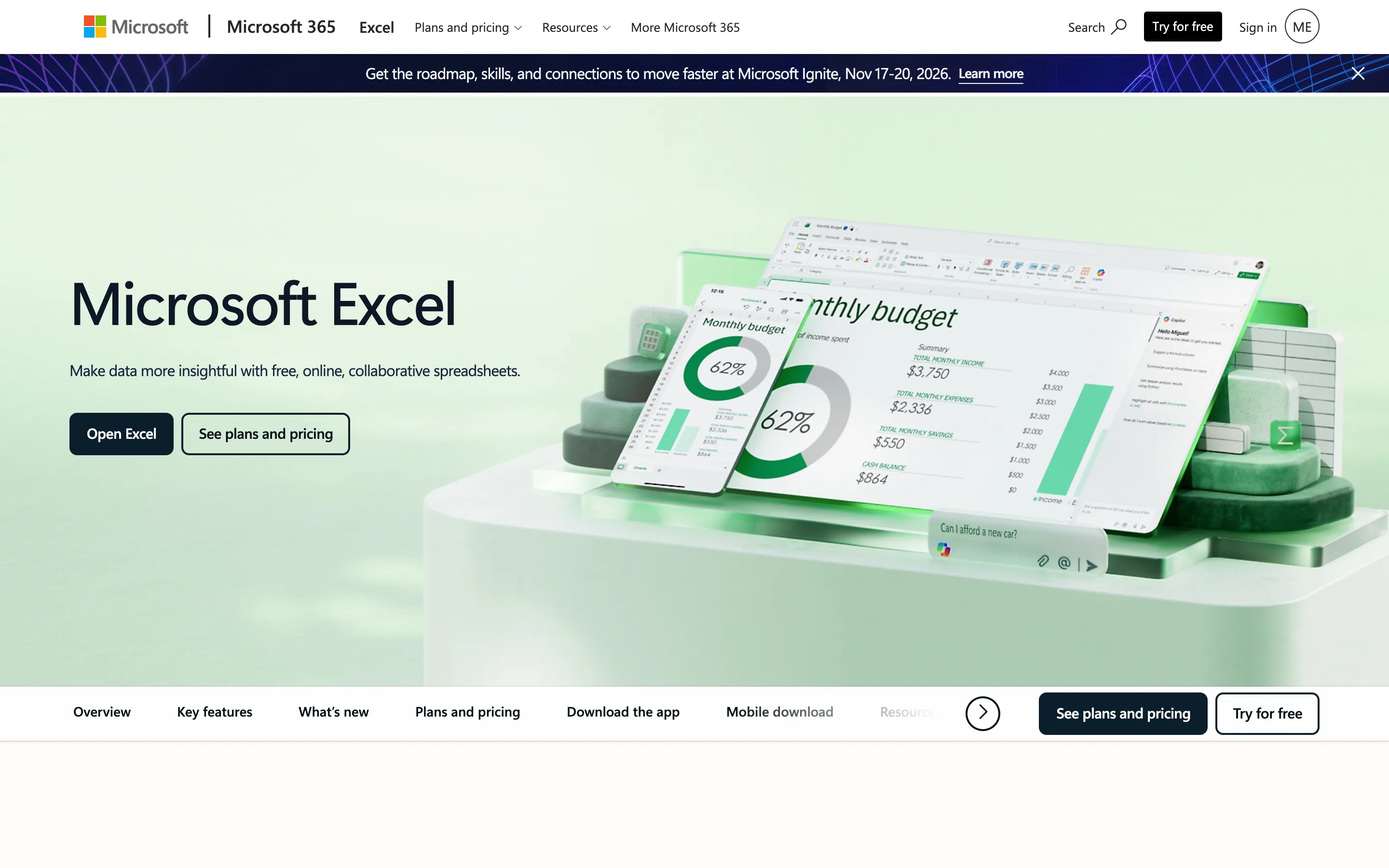 Microsoft Excel with pivot tables, formulas, and Power Query for calculations