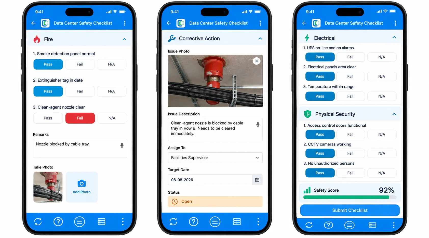 Use Case 1: Facility Safety Officer Running Daily Rounds on Mobile