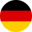 Flag of Germany with horizontal black, red, and gold stripes.