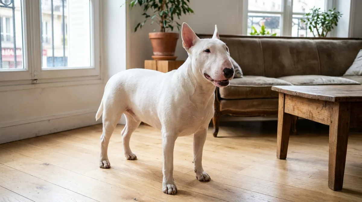 Bull Terrier : caractère, santé, éducation et prix