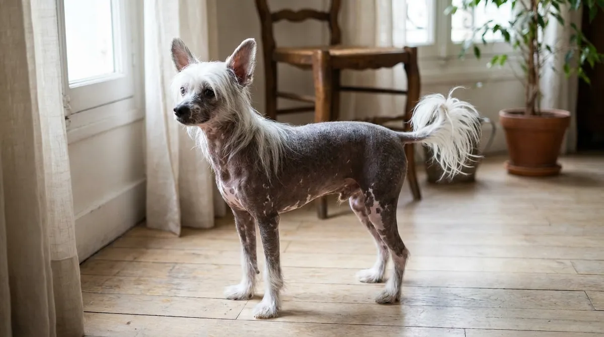 Chien Chinois à Crête : caractère, santé, alimentation
