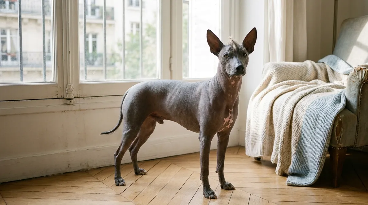 Chien nu du Pérou : caractère, santé et alimentation