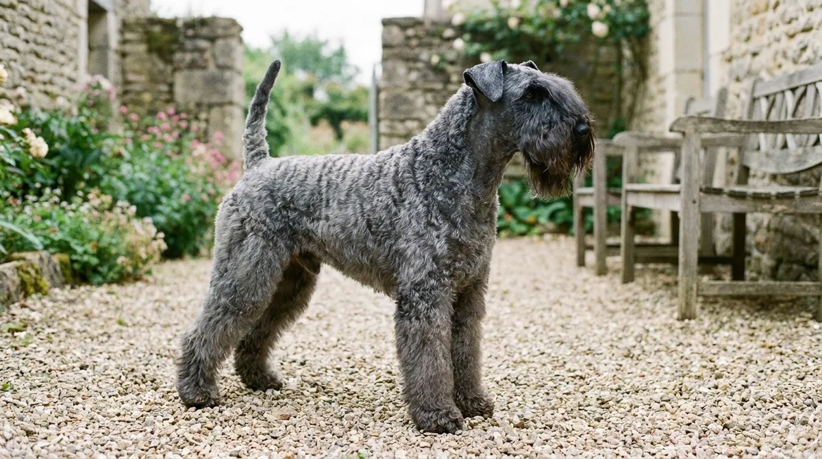 Kerry Blue Terrier : caractère, santé et alimentation